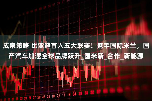 成泉策略 比亚迪首入五大联赛！携手国际米兰，国产汽车加速全球品牌跃升_国米新_合作_新能源